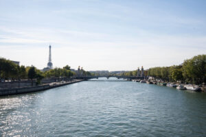 View of the 8th Arrondissement and Eiffel tower