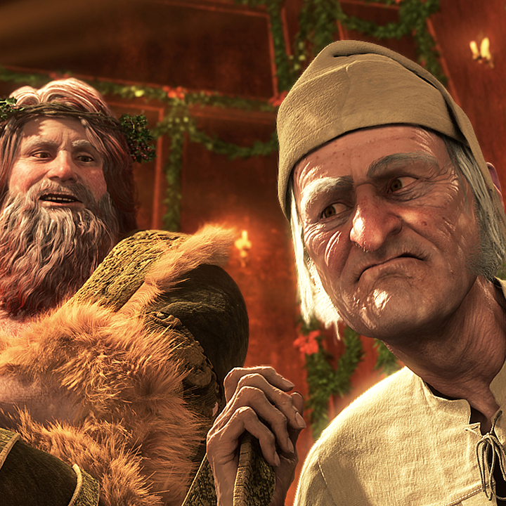 festive movies and christmas classics: A Christmas Carol 2009 jim carrey ebenezer scrooge