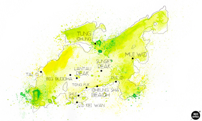 a locals guide to lantau map